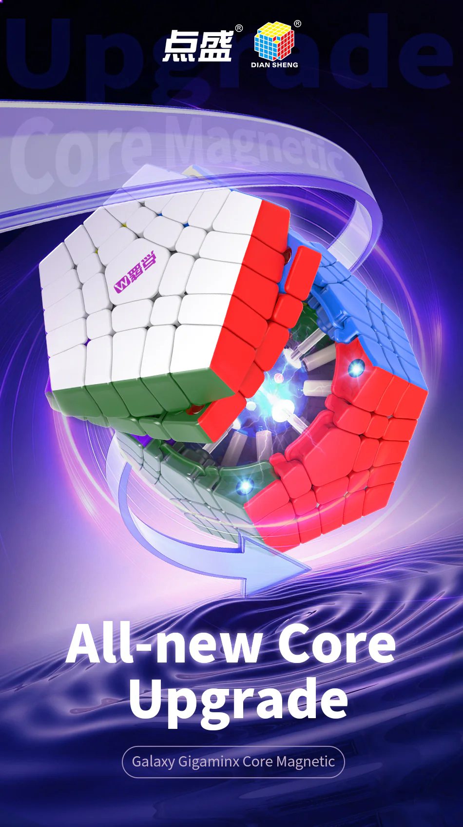 DianSheng Galaxy Gigaminx (Magnetic + Ball-Core) - Image 5