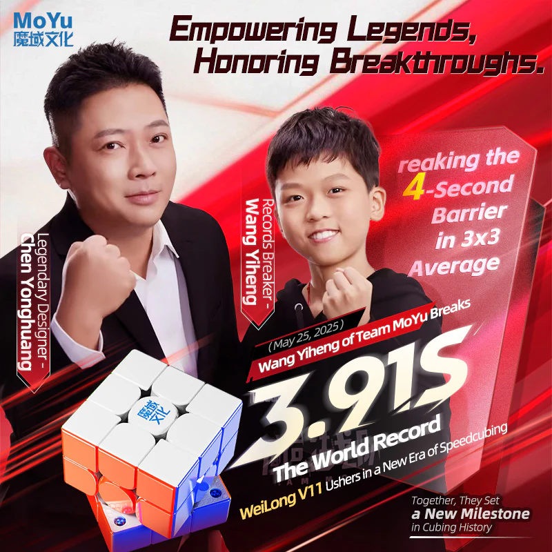 MoYu WeiLong V11 3x3 (20-Magnet Ball-Core + MagLev + UV) - Image 15