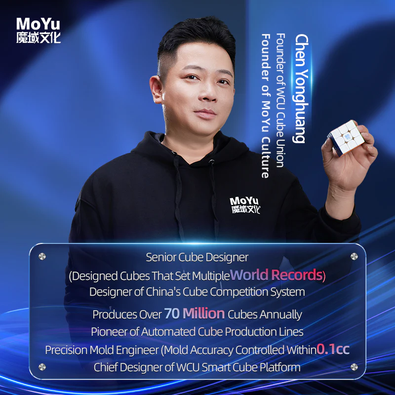 MoYu WeiLong V11 3x3 (20-Magnet Ball-Core + MagLev + UV) - Image 9