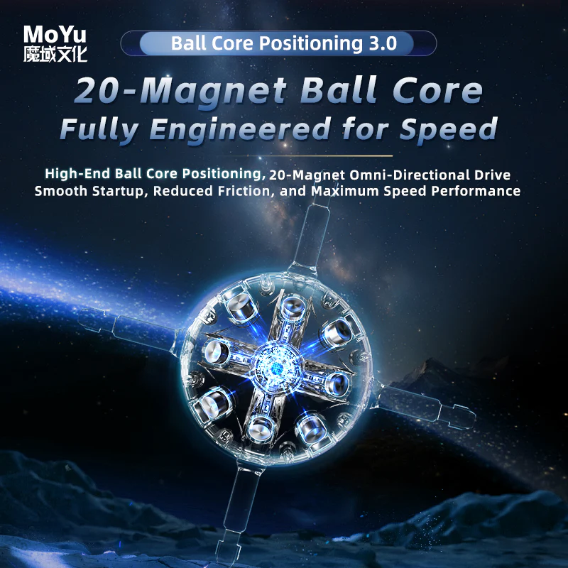 MoYu WeiLong V11 3x3 (8-Magnet Ball-Core + UV) - Image 16