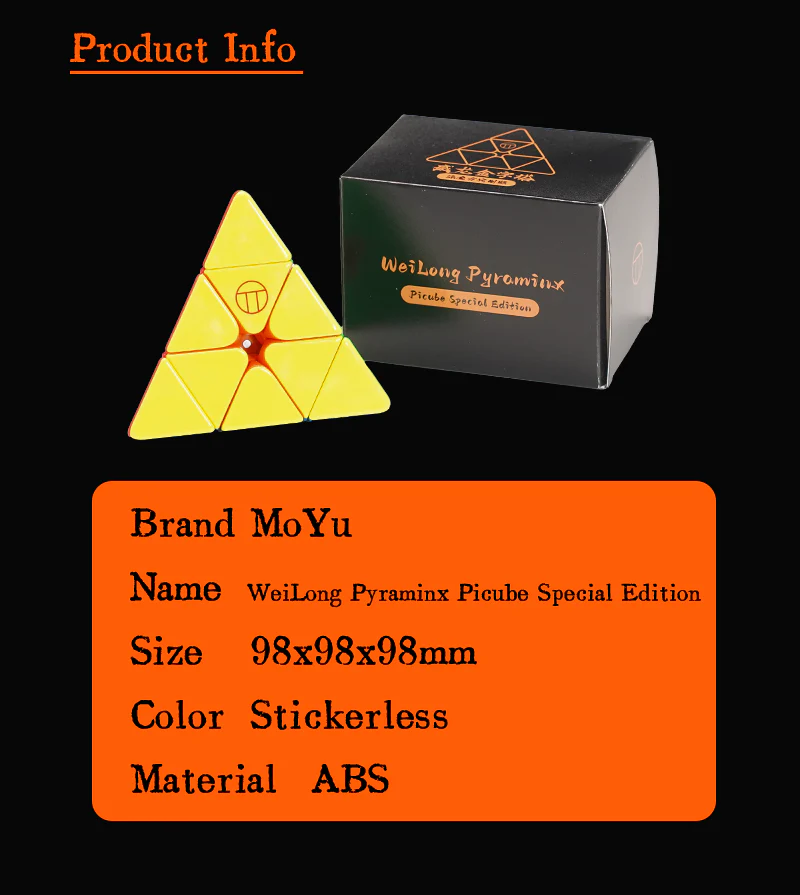 PiCube WeiLong Pyraminx SE (MagLev) - Image 5