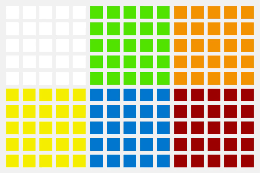 QiYi WuShuang 5x5 Sticker Set - Image 4