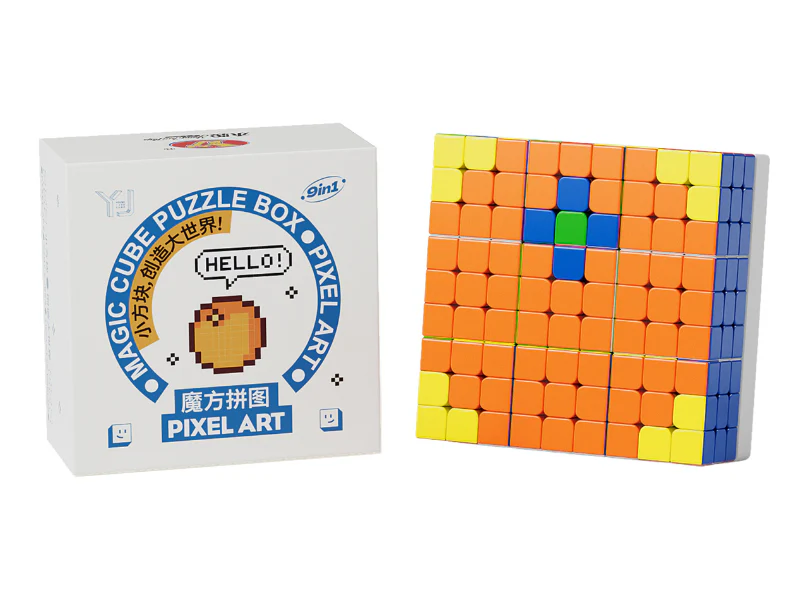 YJ Mosaic 3x3 Cube Set of 9 (3x3 5.6cm Cubes)