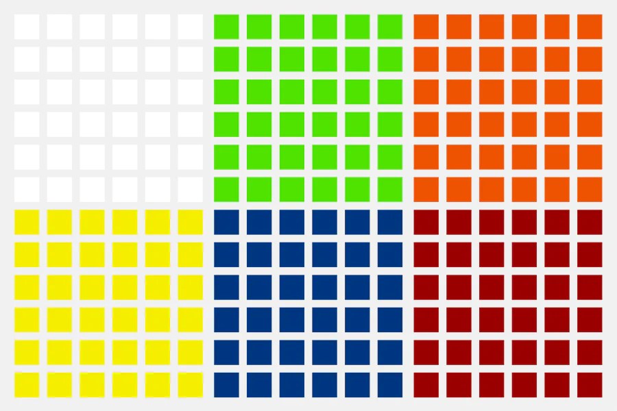 YuXin Red 6x6 Sticker Set - Image 5