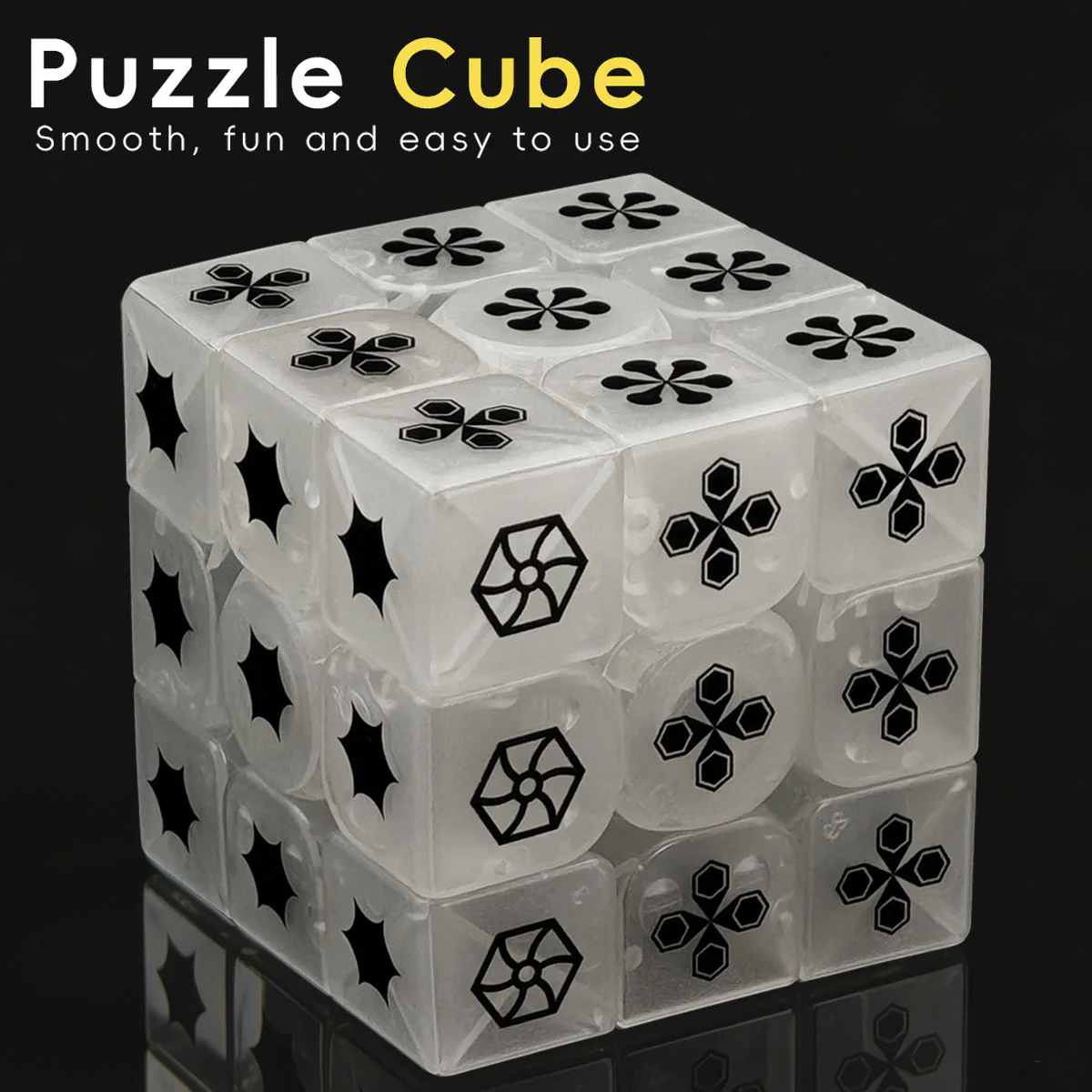 Ziina Flower Cube 3x3 (Glow-in-the-Dark) - Image 5