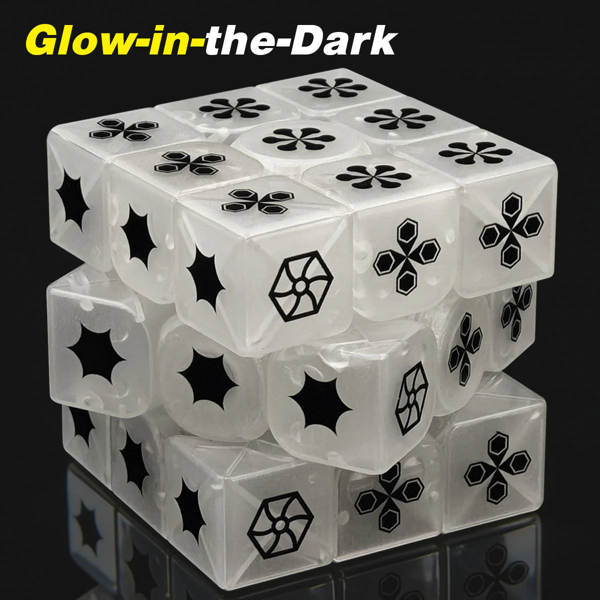 Ziina Flower Cube 3x3 (Glow-in-the-Dark) - Image 6